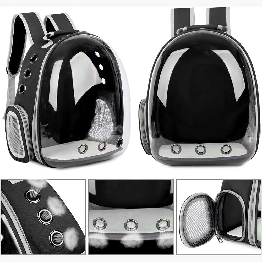 Pet Carrier Backpack Transparent