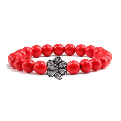 Furry Friends Advocate Bracelet (Unisex) Natural Stone