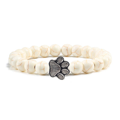 Furry Friends Advocate Bracelet (Unisex) Natural Stone