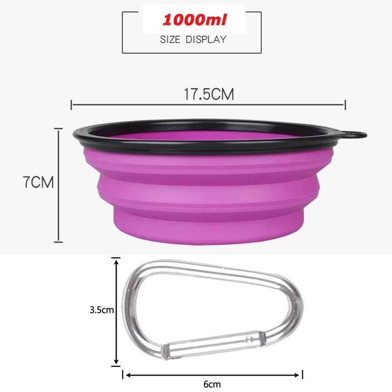 Collapsible Bowl for Outdoors and Travel