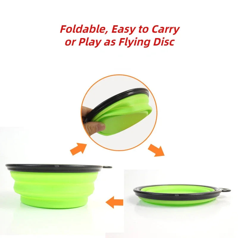 Collapsible Bowl for Outdoors and Travel